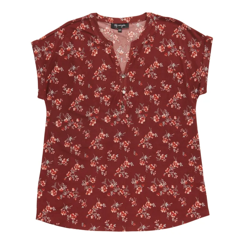 lily morgan Women's Button Front Top sold by Giant Tiger