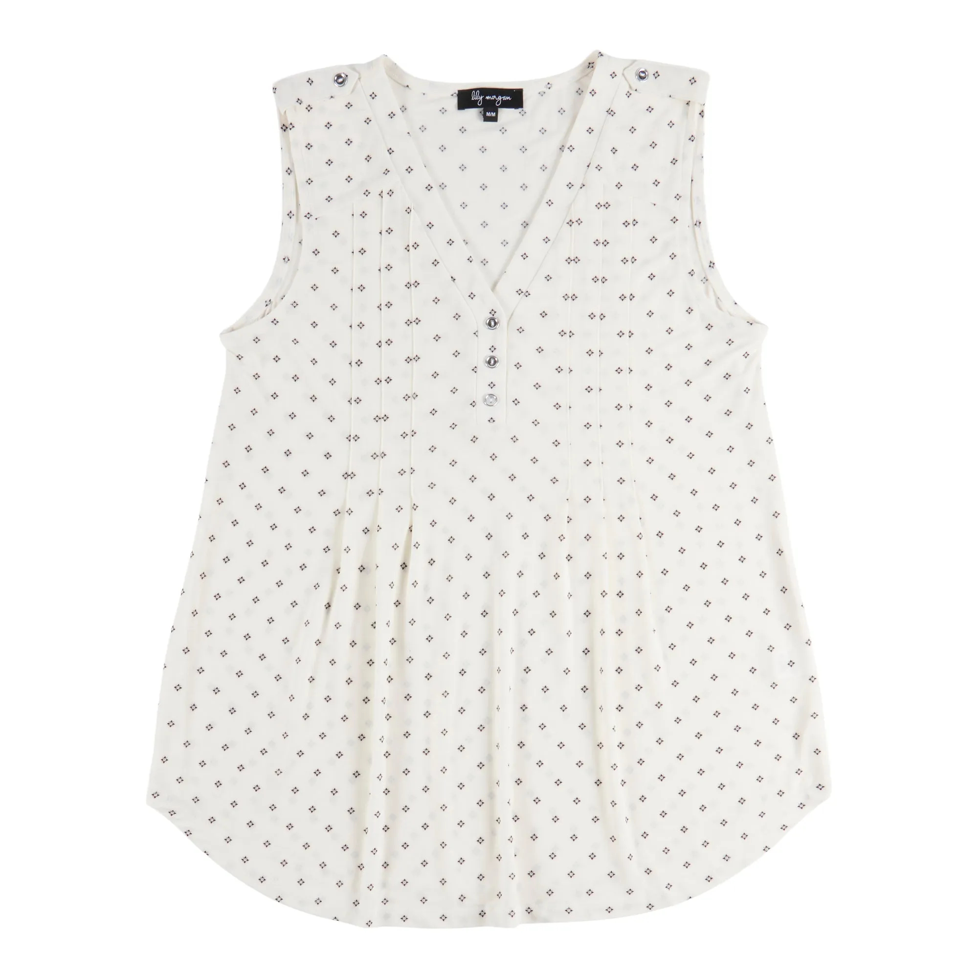 lily morgan Women's City Chic Pintuck Printed Cami sold by Giant Tiger product image thumbnail 3