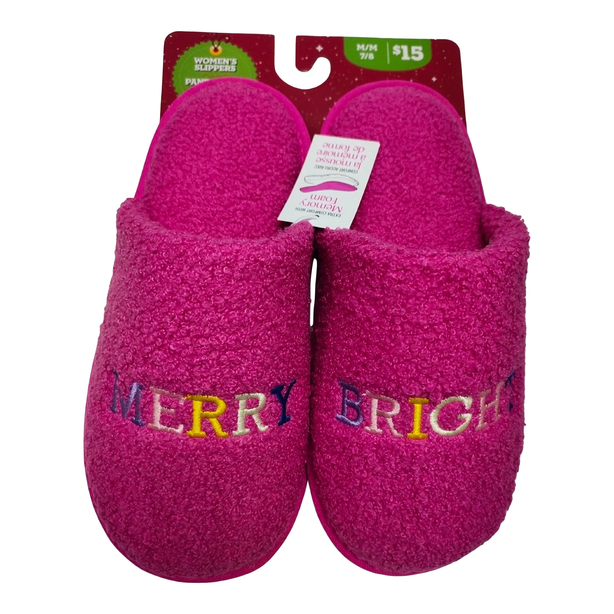Comfy Cozy Women's Microfiber Slip-On Holiday Slippers sold by Giant Tiger product image thumbnail 3