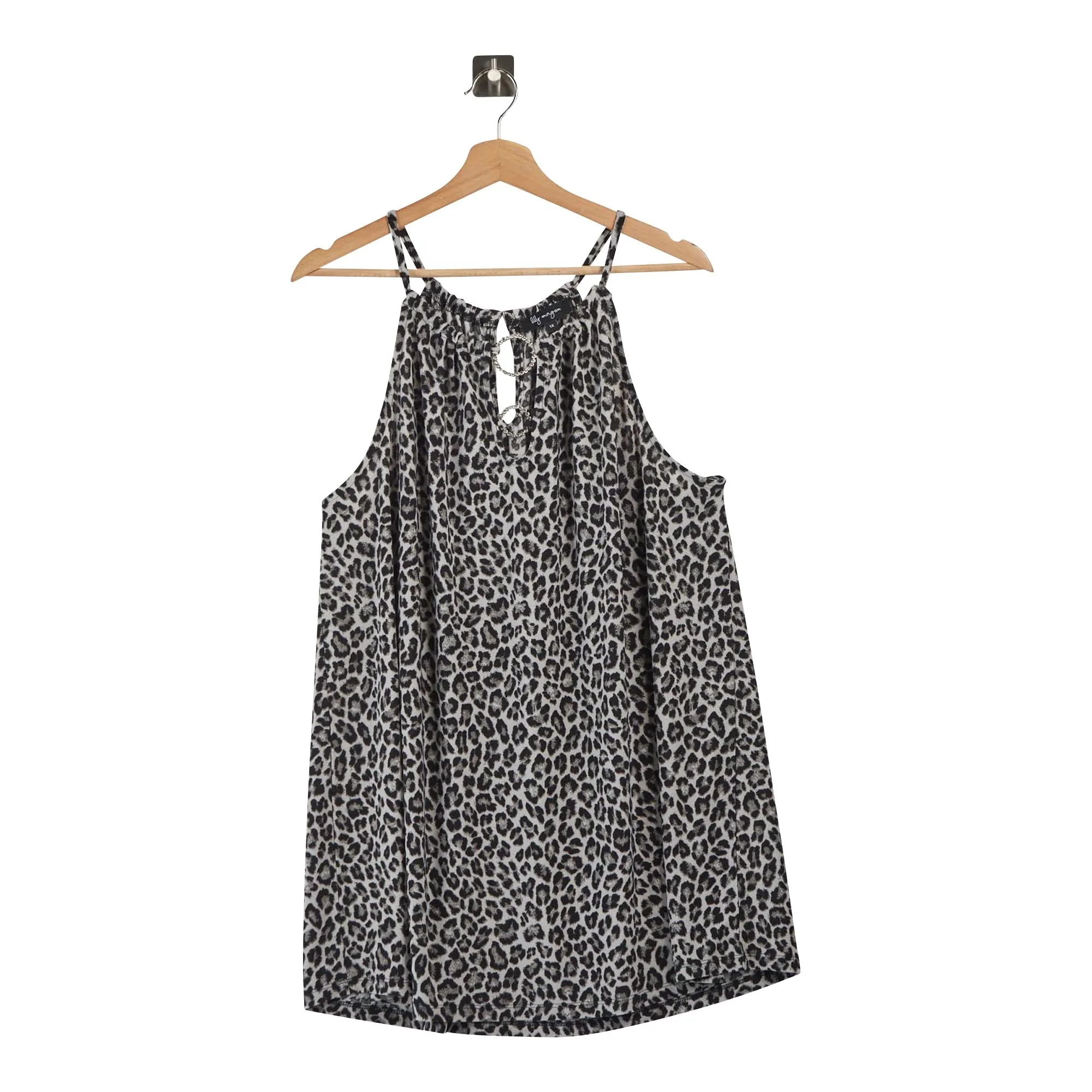 lily morgan Women's Plus Printed Top with Ring Detail sold by Giant Tiger product image thumbnail 2