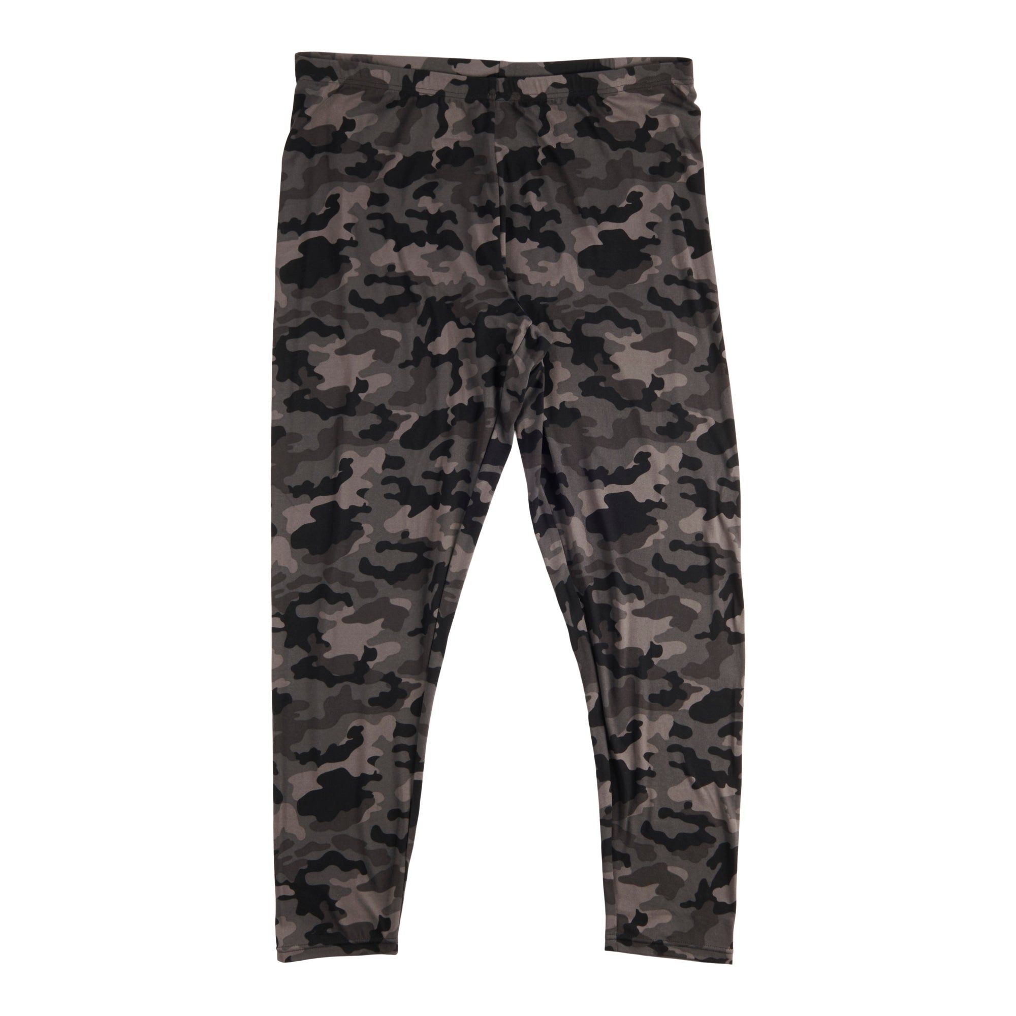 lily morgan Women's Plus Soft Touch Printed Leggings, Camo sold by Giant Tiger