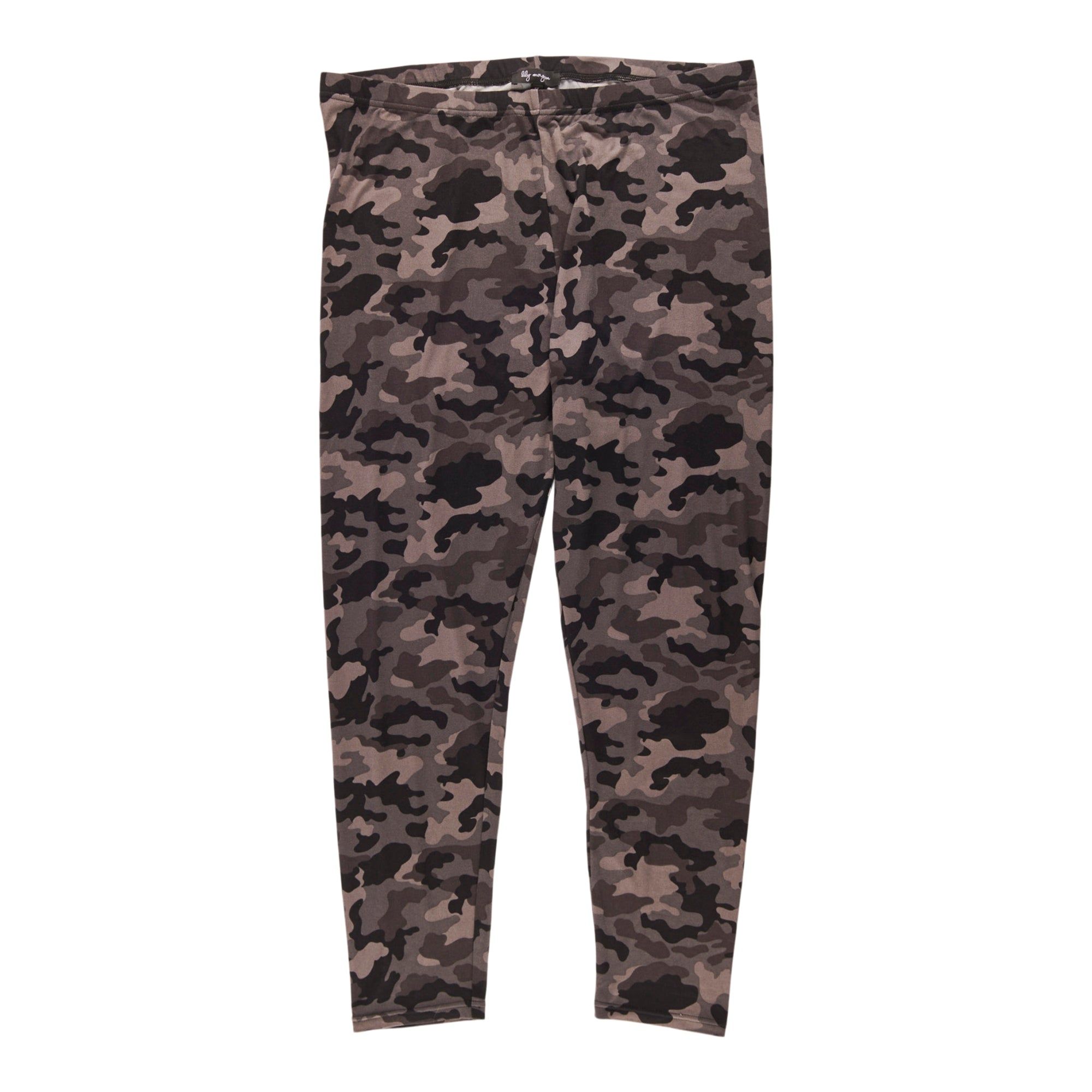 lily morgan Women's Plus Soft Touch Printed Leggings, Camo sold by Giant Tiger product image thumbnail 2