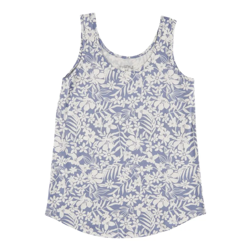 mySTYLE Women's Festival Floral Vine Tank Top sold by Giant Tiger