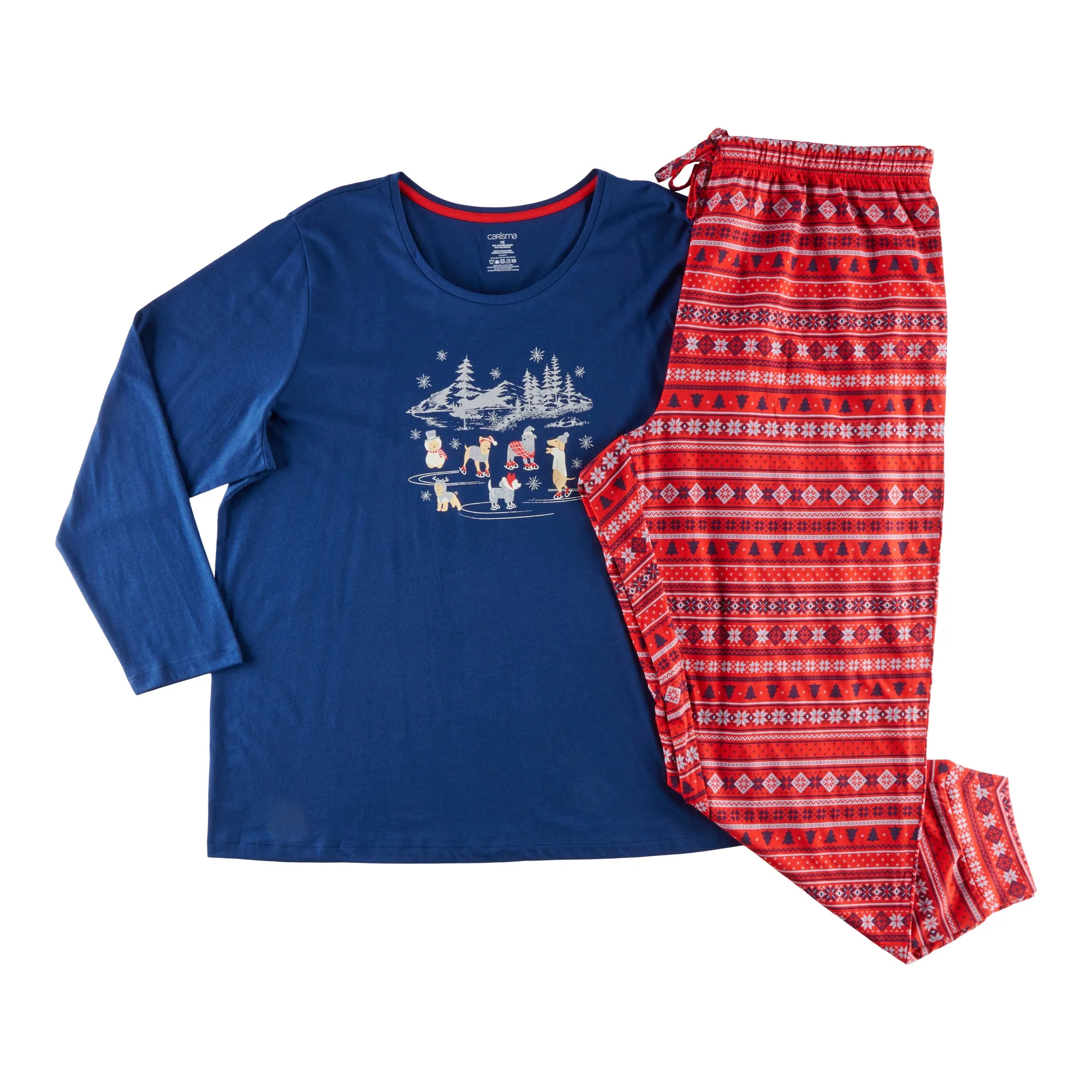 Carisma Women's Plus Scooped PJ Set sold by Giant Tiger product image thumbnail 2