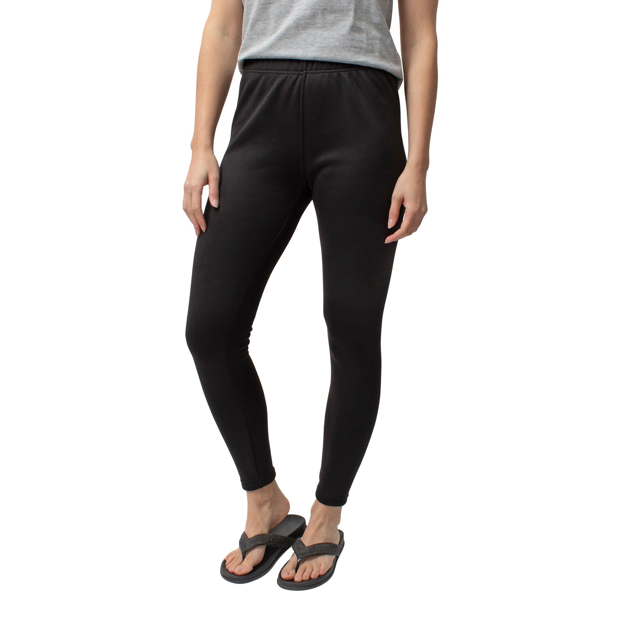 mySTYLE Women's Super Plush Faux Fur Lined Leggings with Comfort Waistband sold by Giant Tiger