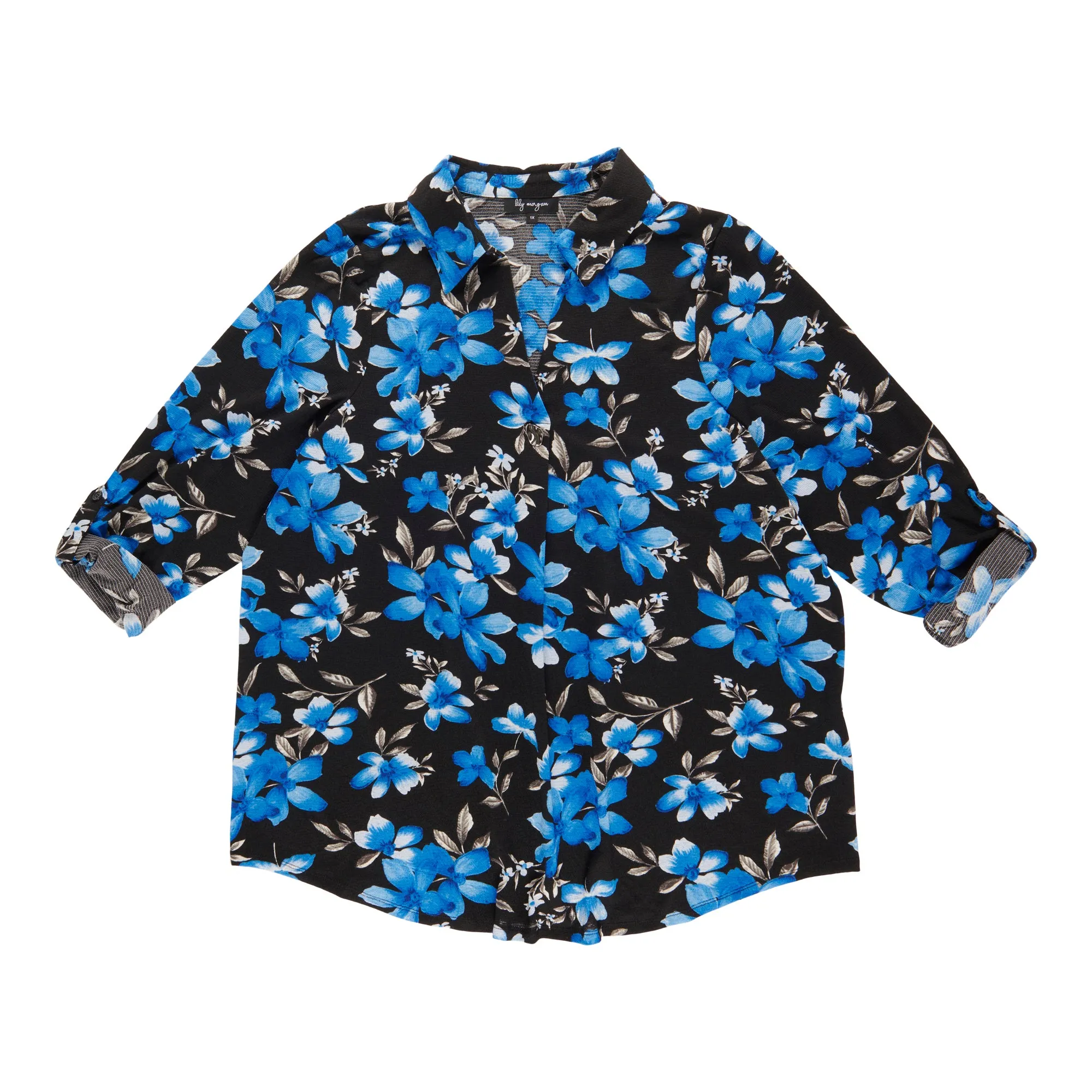 lily morgan Women's Plus Blouse with Button Details sold by Giant Tiger