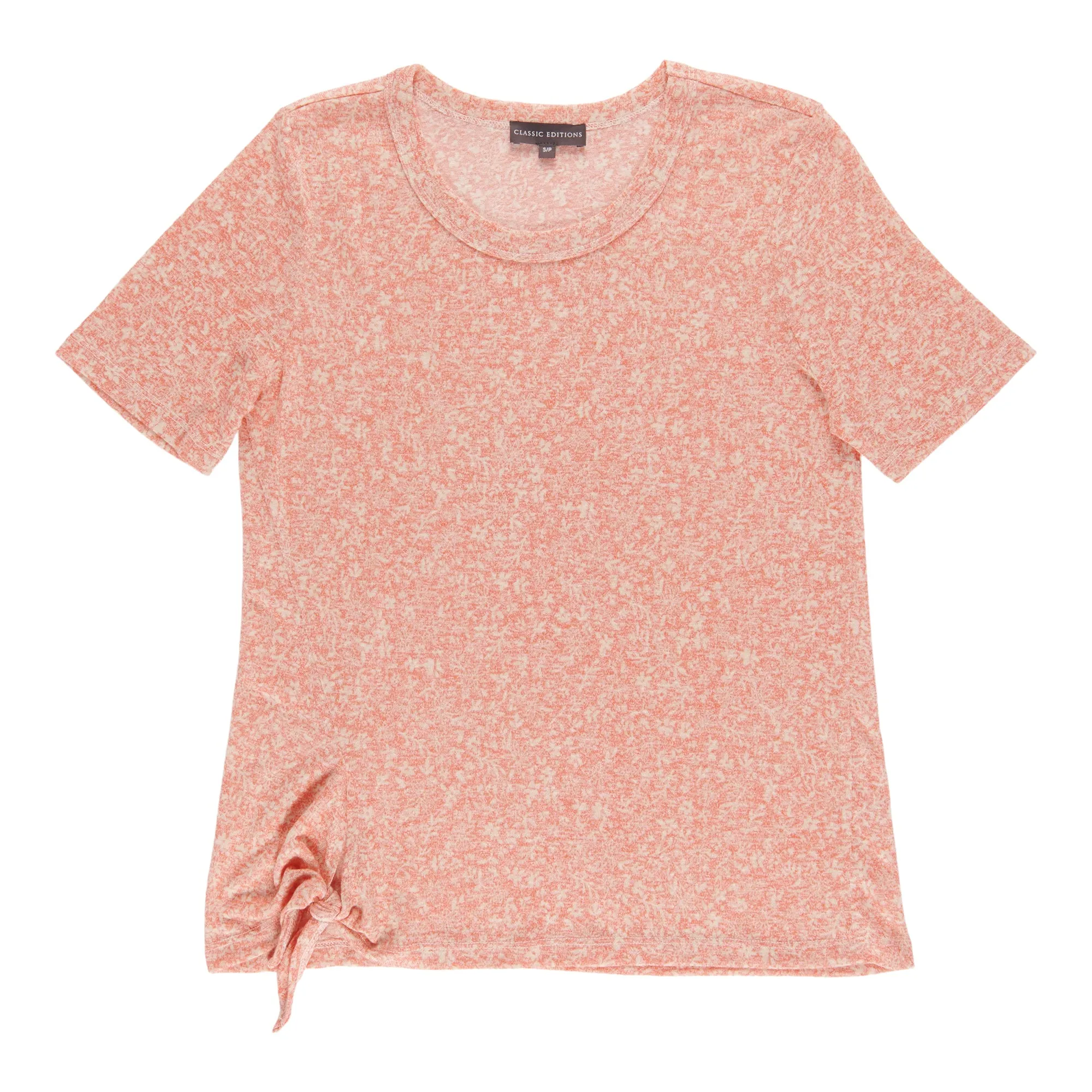 Classic Editions Women's Tie-Front Crew Neck T-Shirt sold by Giant Tiger product image thumbnail 2