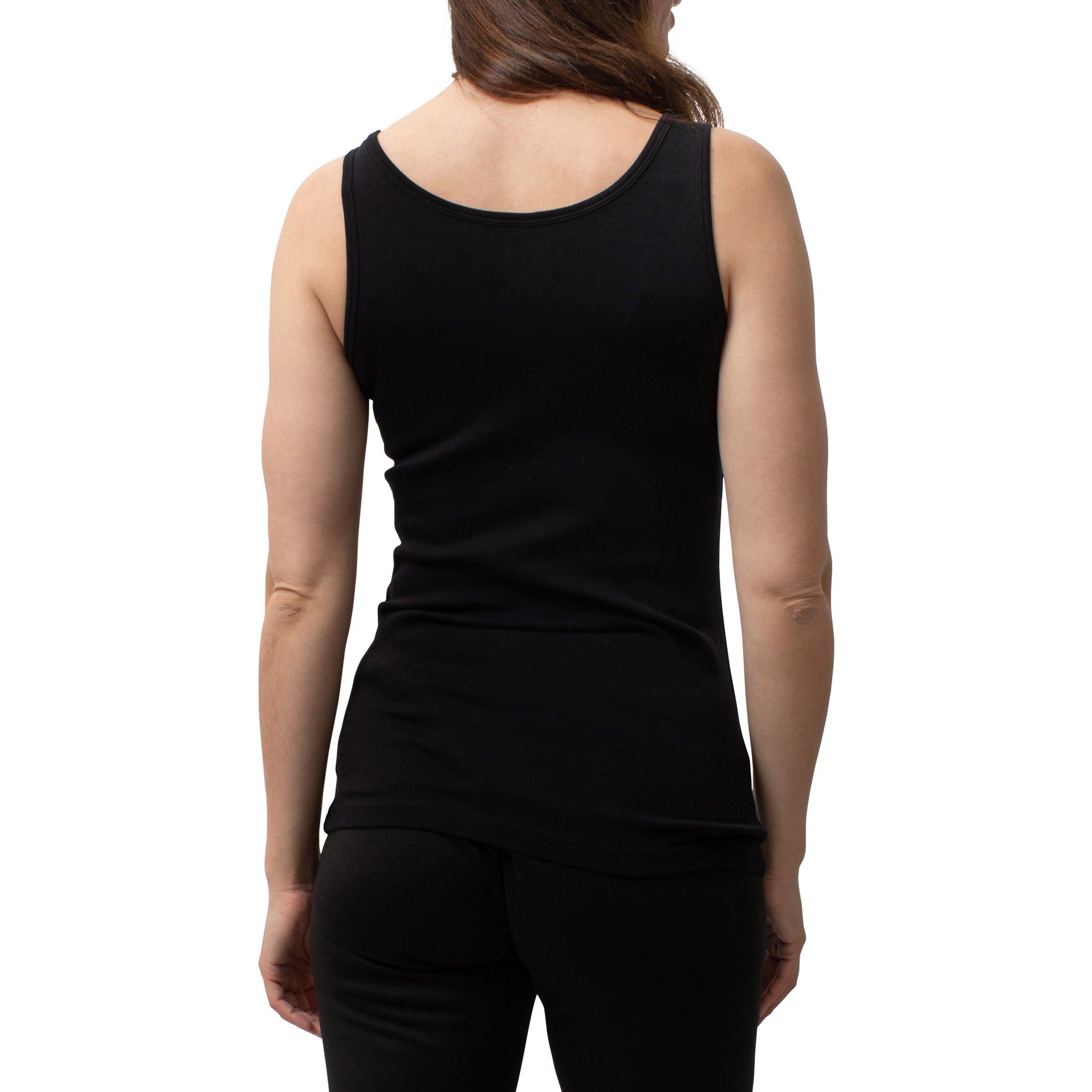 mySTYLE Women's Cotton Spandex Ribbed Scoop Neck Tank Top sold by Giant Tiger product image thumbnail 2