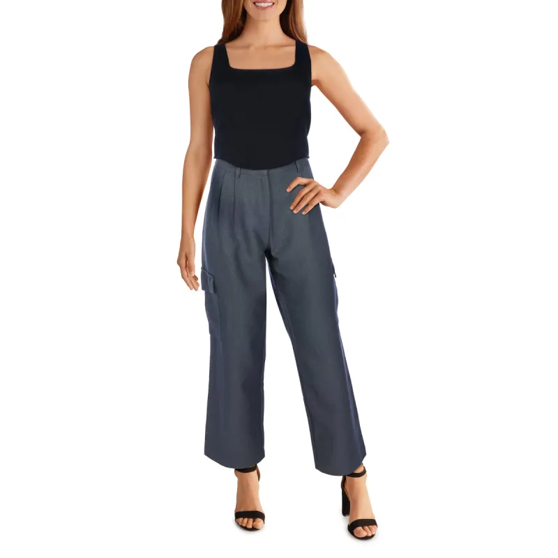 Limited Collection Women's City Blues Sleeveless Crop Tank Top sold by Giant Tiger