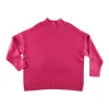 mySTYLE Women's Plus Solid Mock Neck Pullover Sweater sold by Giant Tiger