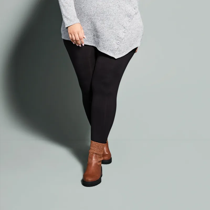 lily morgan Women's Plus Everyday Viscose Leggings, Black - 1X sold by Giant Tiger