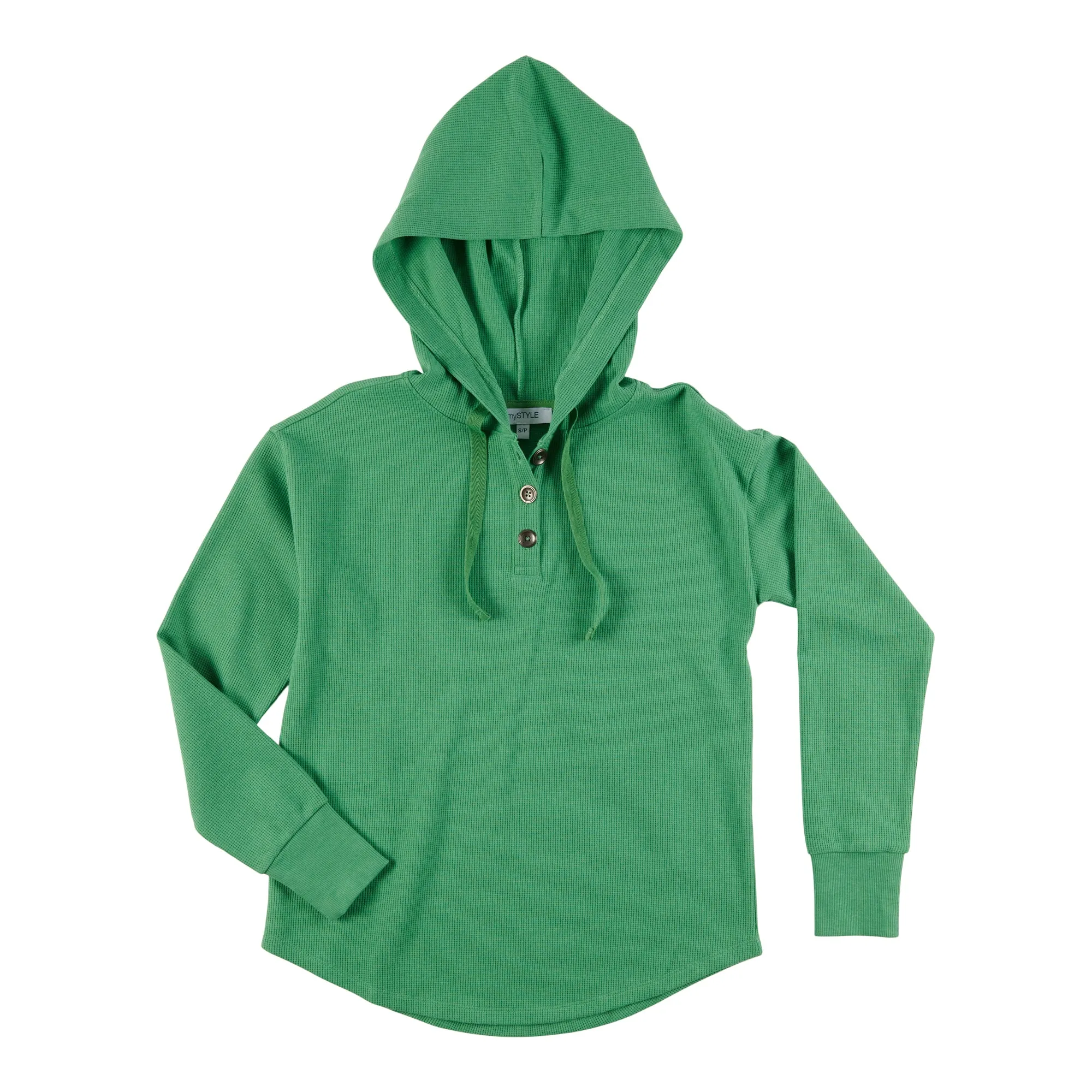 mySTYLE Women's Street Smart Waffle Hooded Tee sold by Giant Tiger product image thumbnail 2
