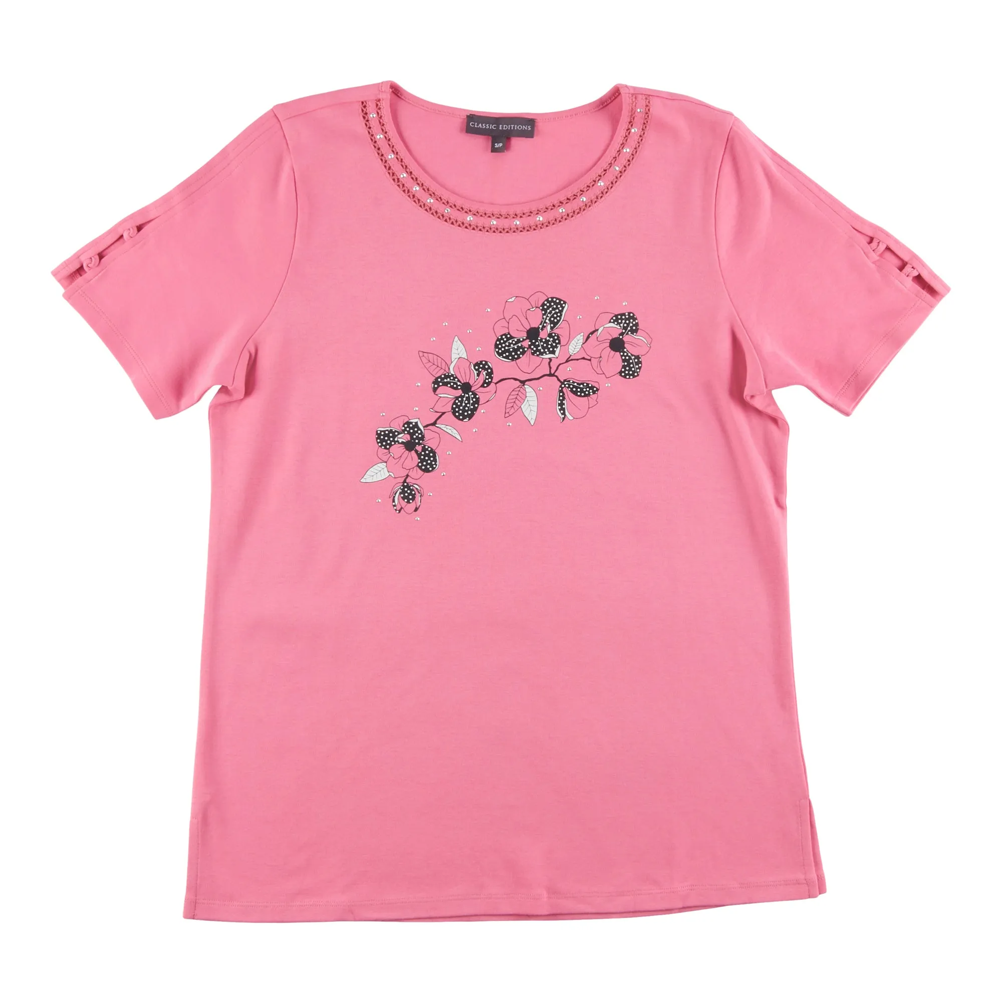 Classic Editions Women's Summer Look Top with Graphic Design sold by Giant Tiger