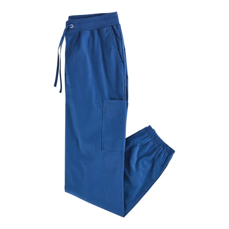 White Cross Women's Navy Rib Waisted Scrub Pants - XS-XXL sold by Giant Tiger