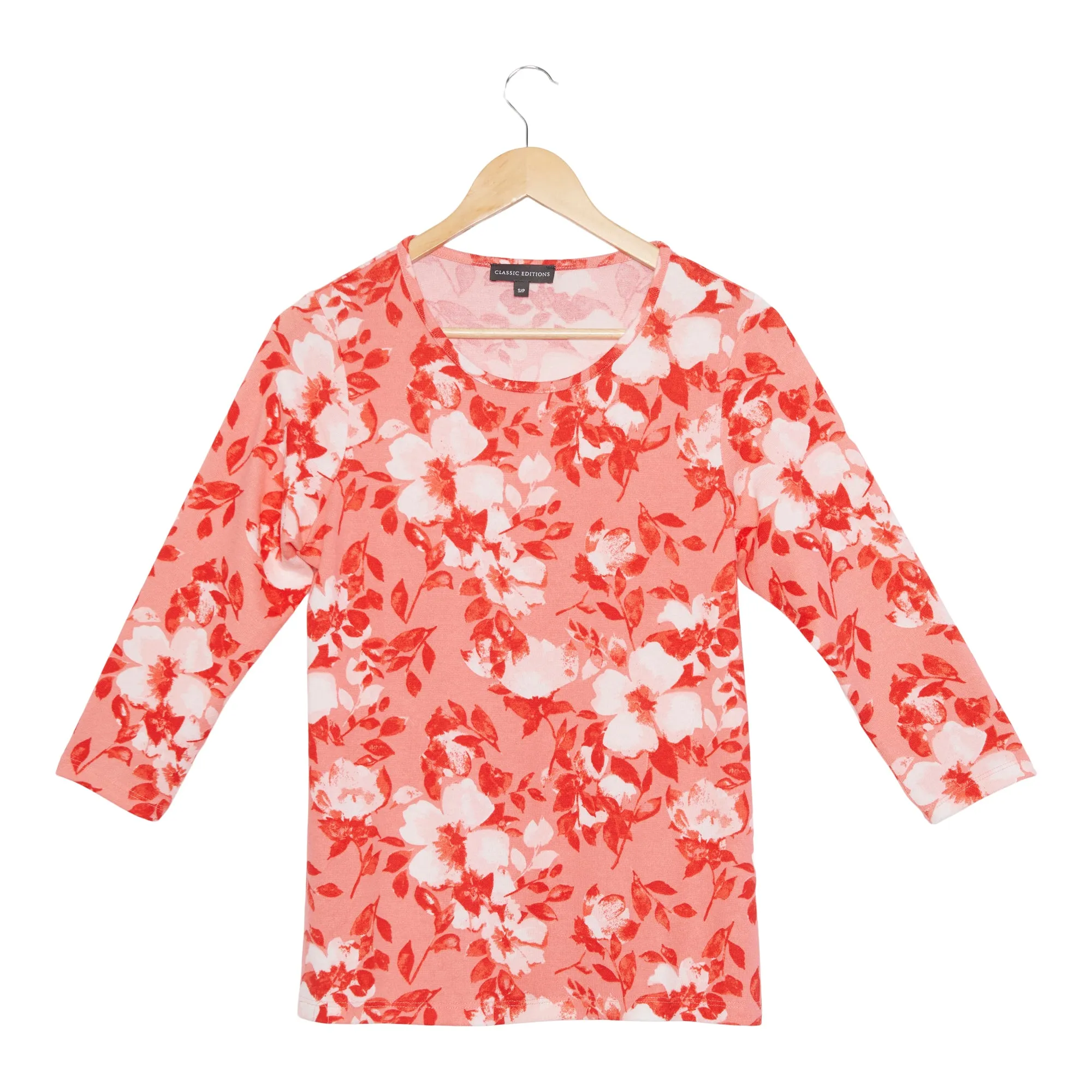 Classic Editions Women's Spring View 3/4 Sleeve Print Top sold by Giant Tiger product image thumbnail 3