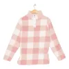 Carisma Women's Printed Sherpa Half Zip PJ Top sold by Giant Tiger