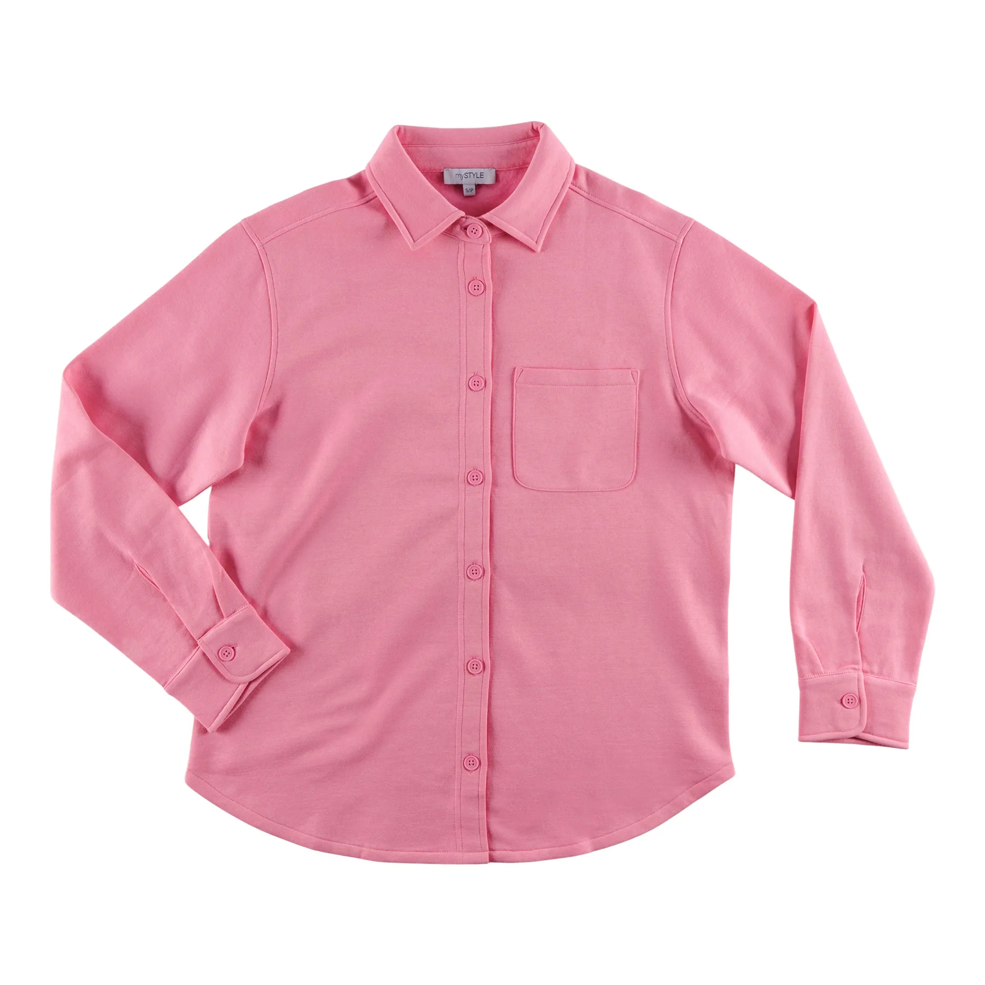 mySTYLE Women's Fleece Shacket sold by Giant Tiger