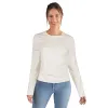 mySTYLE Women's Long Sleeve Side Ruched Tee sold by Giant Tiger