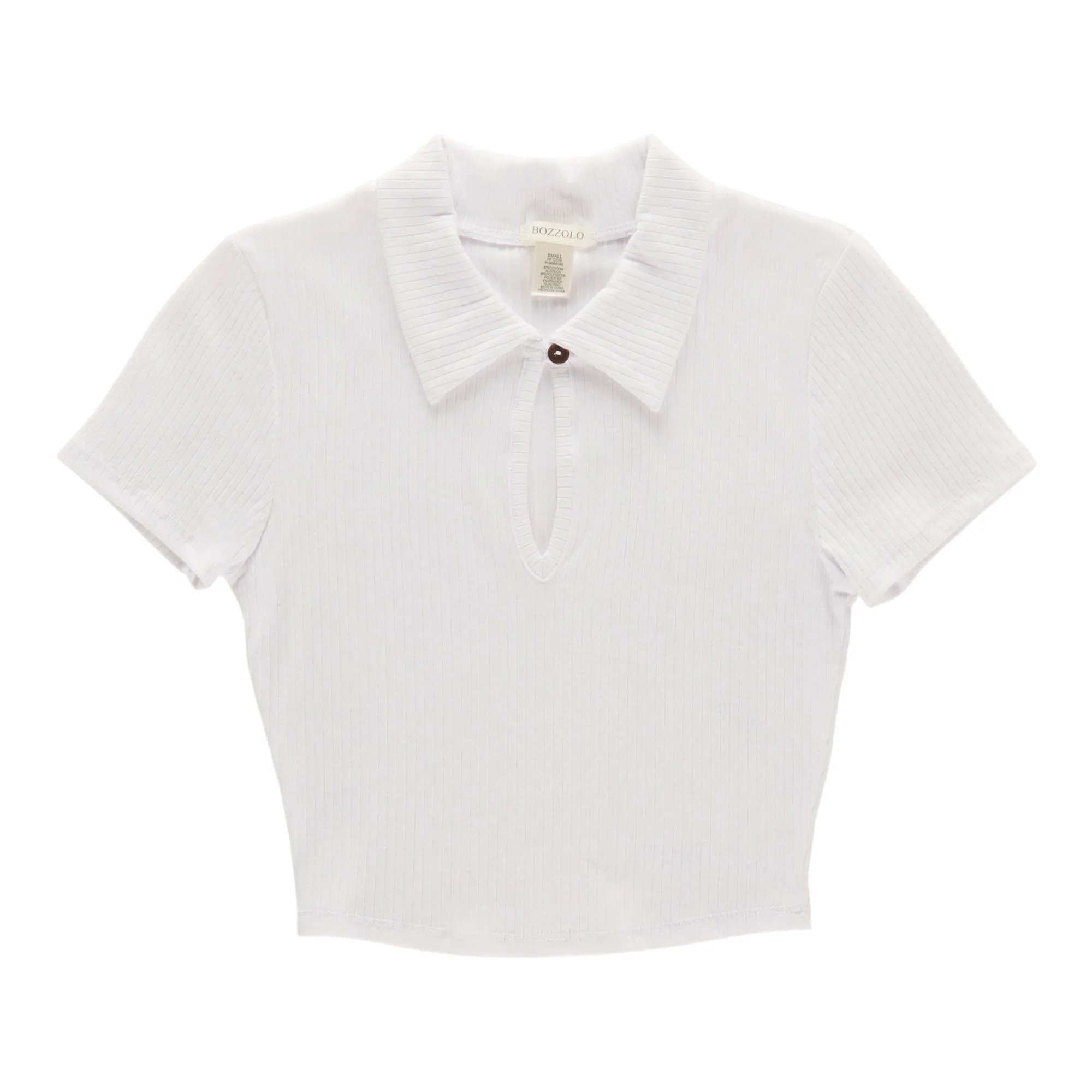 Women's Short Sleeve Collared Keyhole Top sold by Giant Tiger product image thumbnail 4