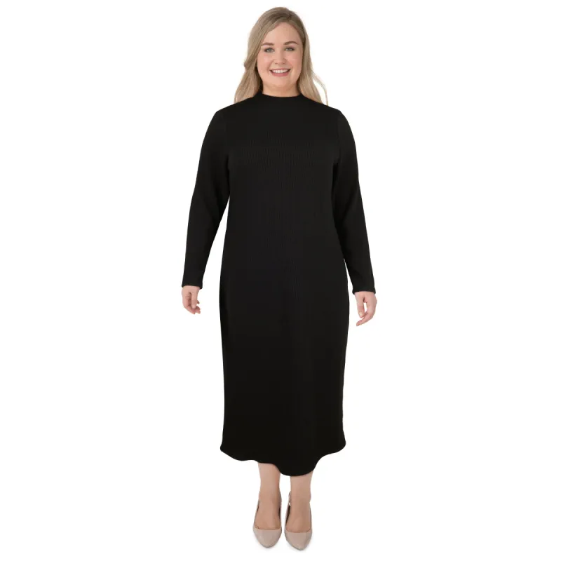lily morgan Women's Plus Melange Knit Dress sold by Giant Tiger