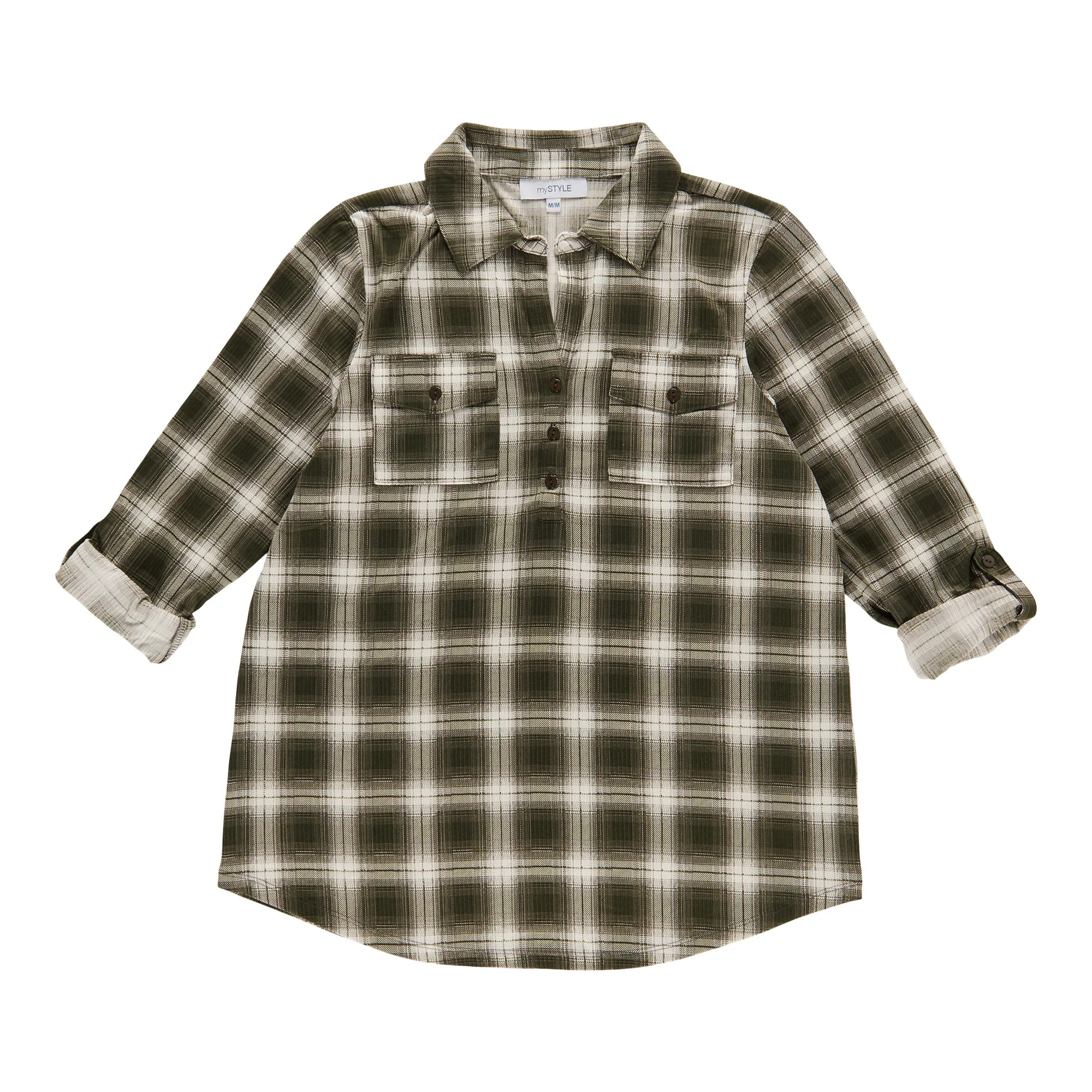 mySTYLE Women's Plaid Top sold by Giant Tiger product image thumbnail 4