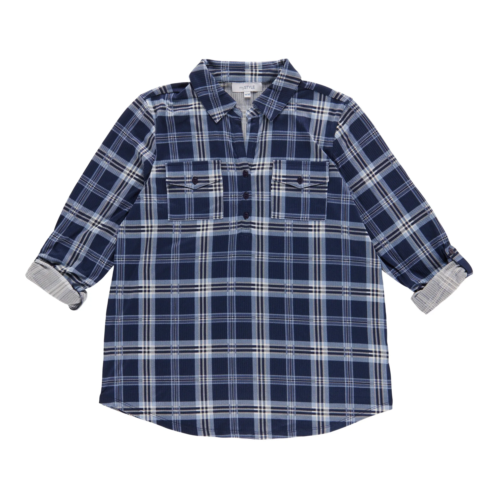 mySTYLE Women's Plaid Top sold by Giant Tiger product image thumbnail 3