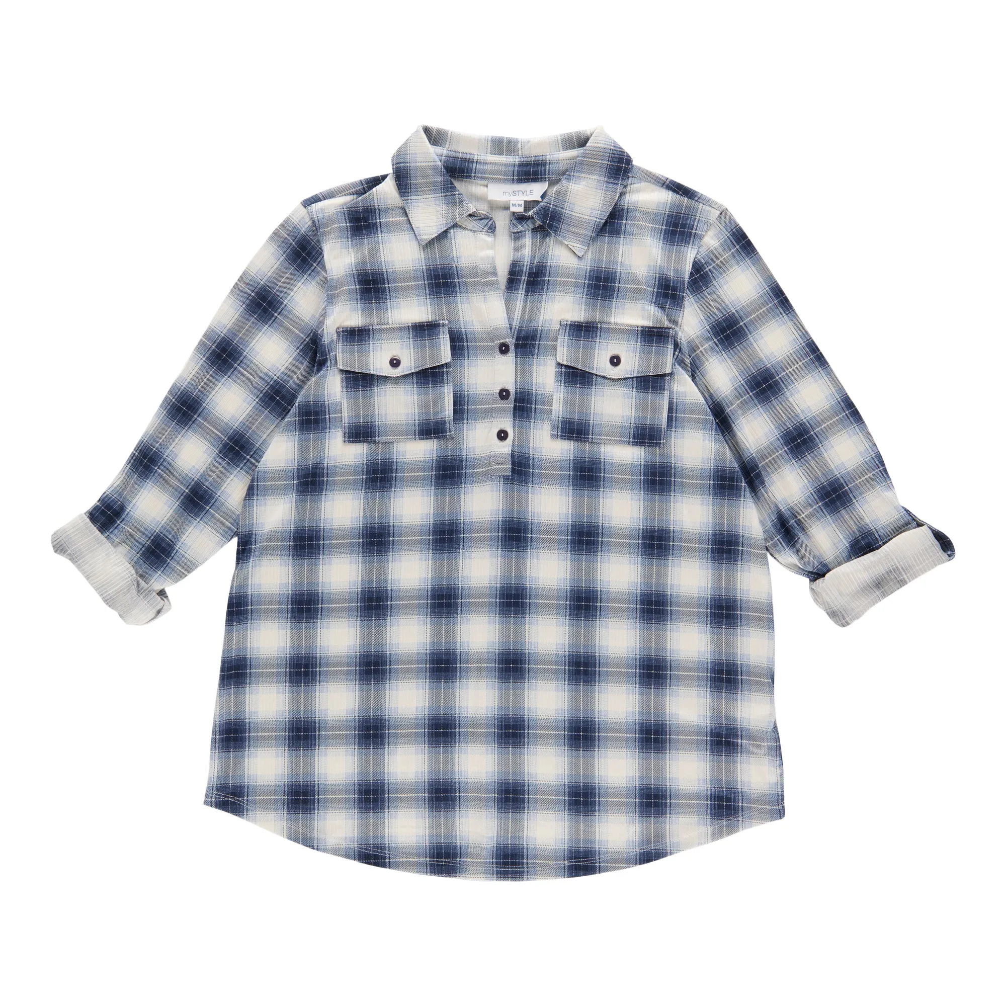 mySTYLE Women's Plaid Top sold by Giant Tiger product image thumbnail 2