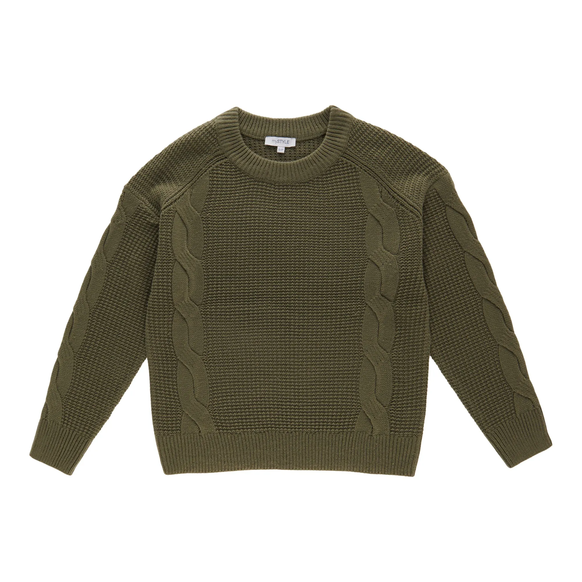 mySTYLE Women's Cable Crew Neck Sweater sold by Giant Tiger product image thumbnail 3