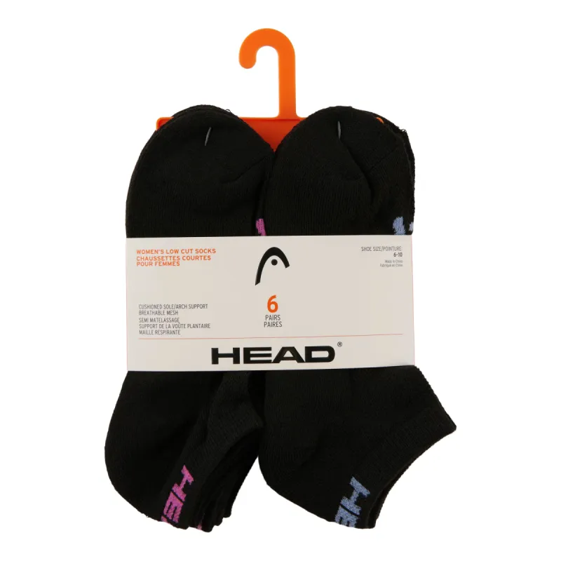 HEAD Women's Low Cut Athletic Socks, 6-Pack sold by Giant Tiger
