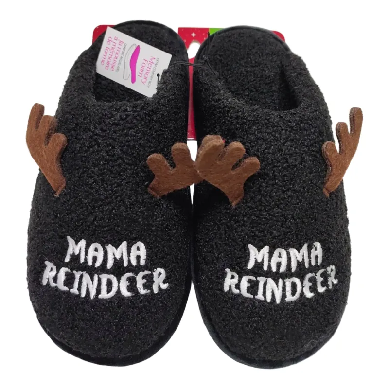 Comfy Cozy Women's Holiday Slippers sold by Giant Tiger