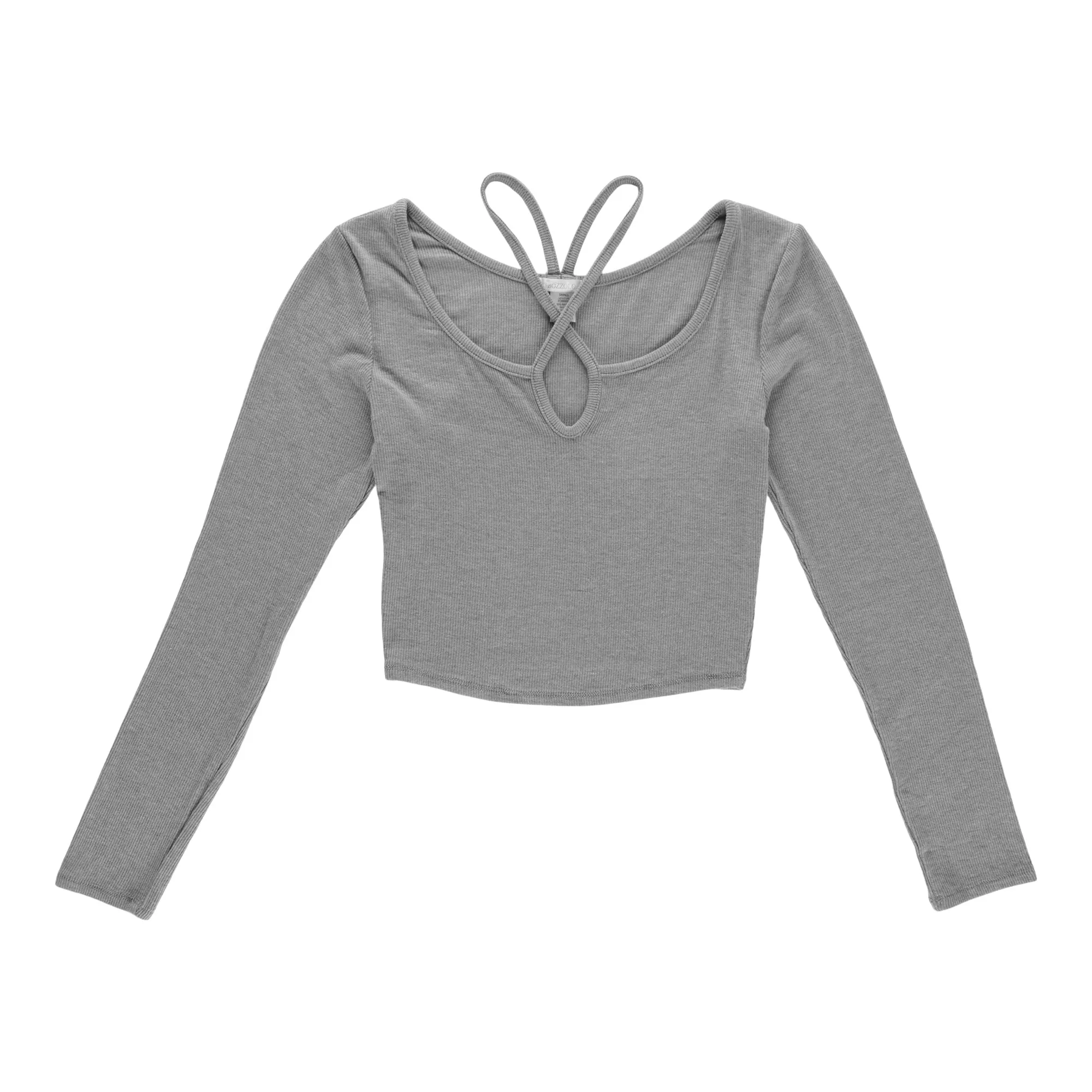 Women's Cropped Long Sleeve Keyhole Top sold by Giant Tiger product image thumbnail 2