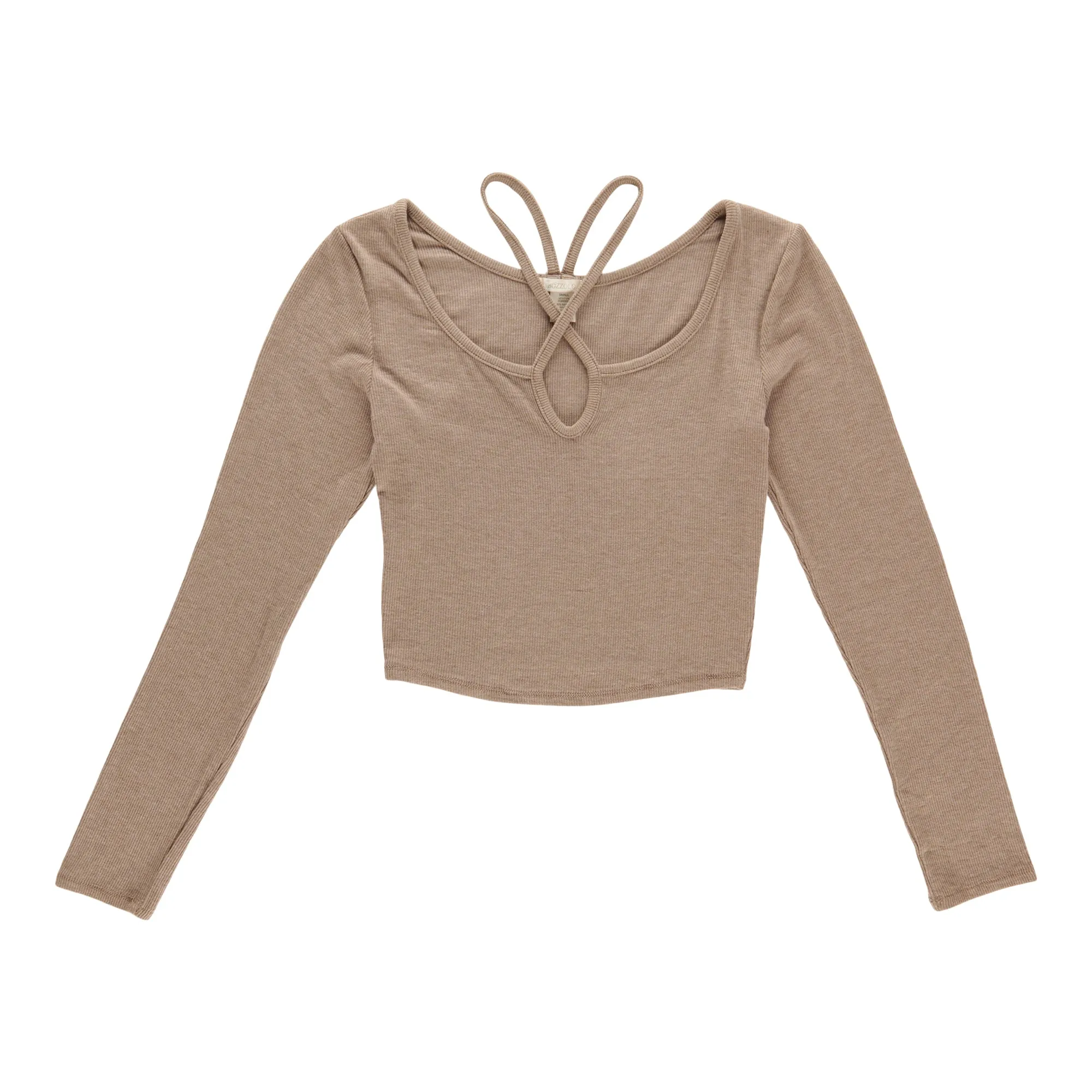 Women's Cropped Long Sleeve Keyhole Top sold by Giant Tiger product image thumbnail 5