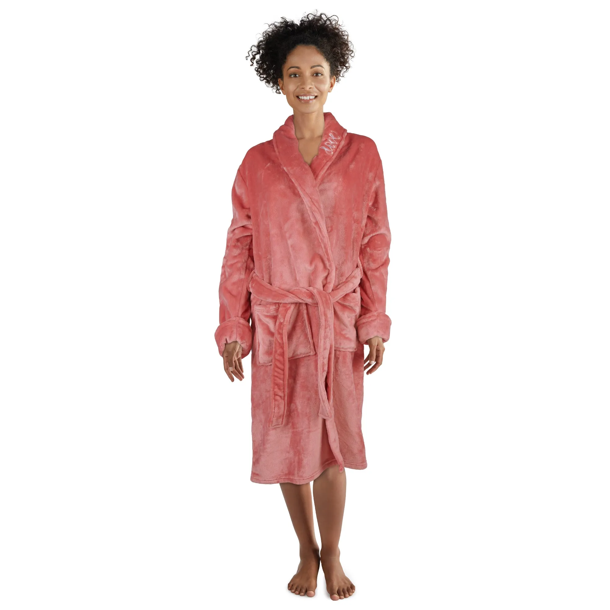 Cure Women's Soft Plush Robe sold by Giant Tiger product image thumbnail 3