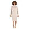 Women's Mock Neck Long Sleeve Sweater Dress sold by Giant Tiger