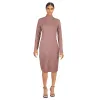 Women's Mock Neck Long Sleeve Sweater Dress sold by Giant Tiger