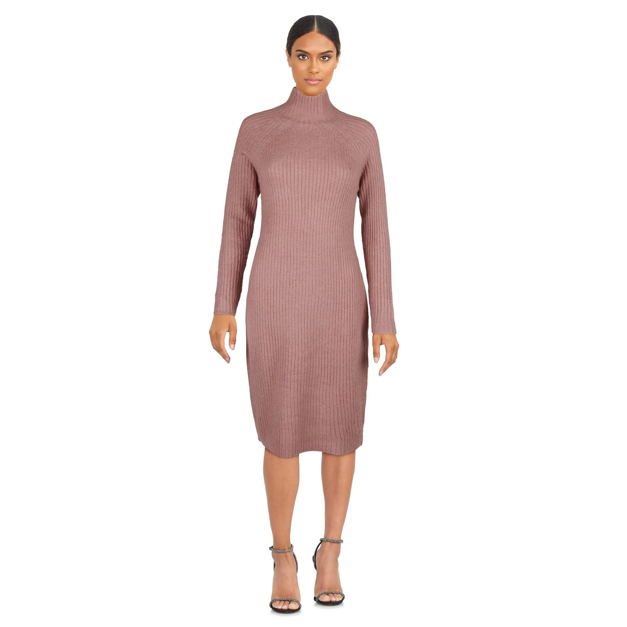 Women's Mock Neck Long Sleeve Sweater Dress sold by Giant Tiger product image thumbnail 3