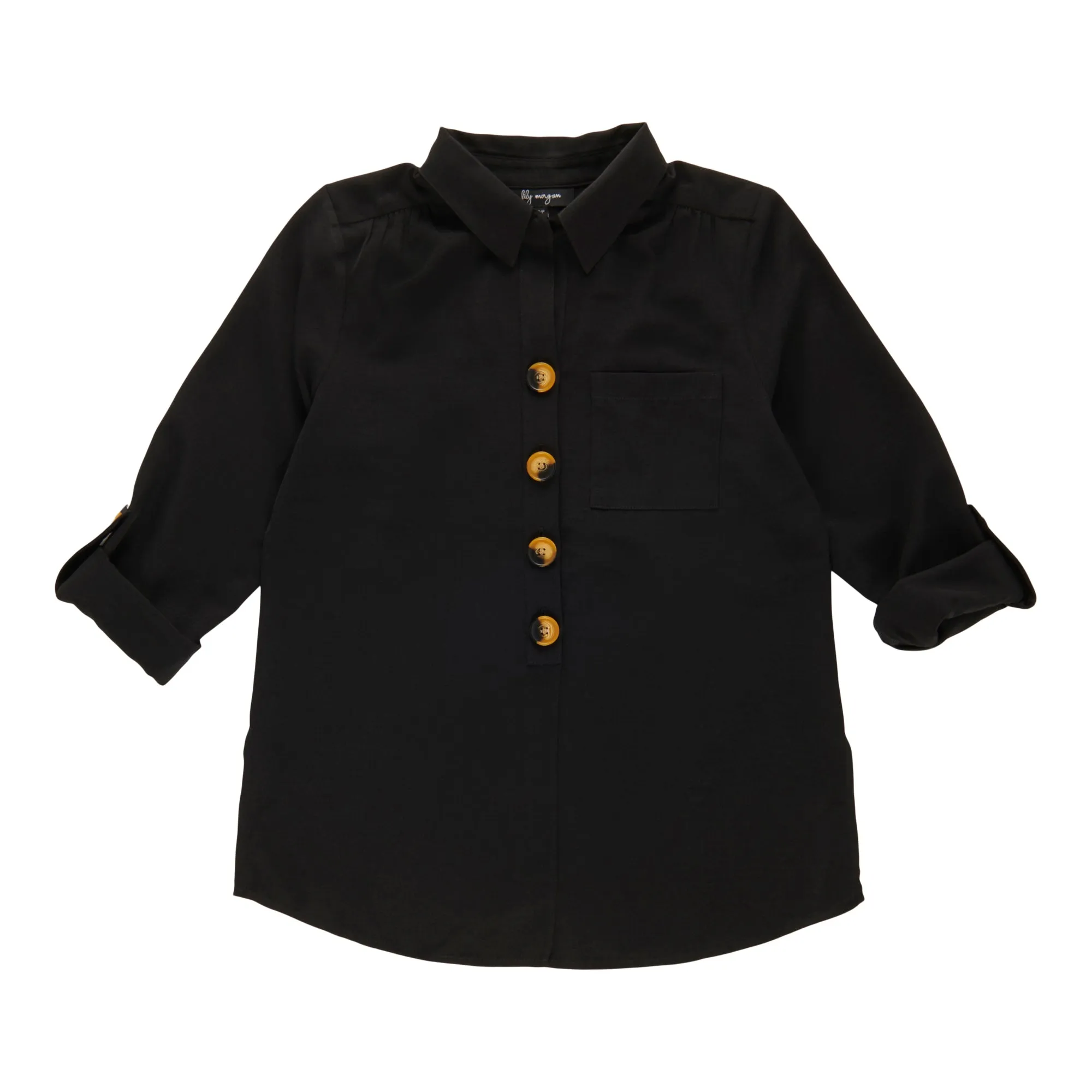 lily morgan Women's Big Button Blouse sold by Giant Tiger