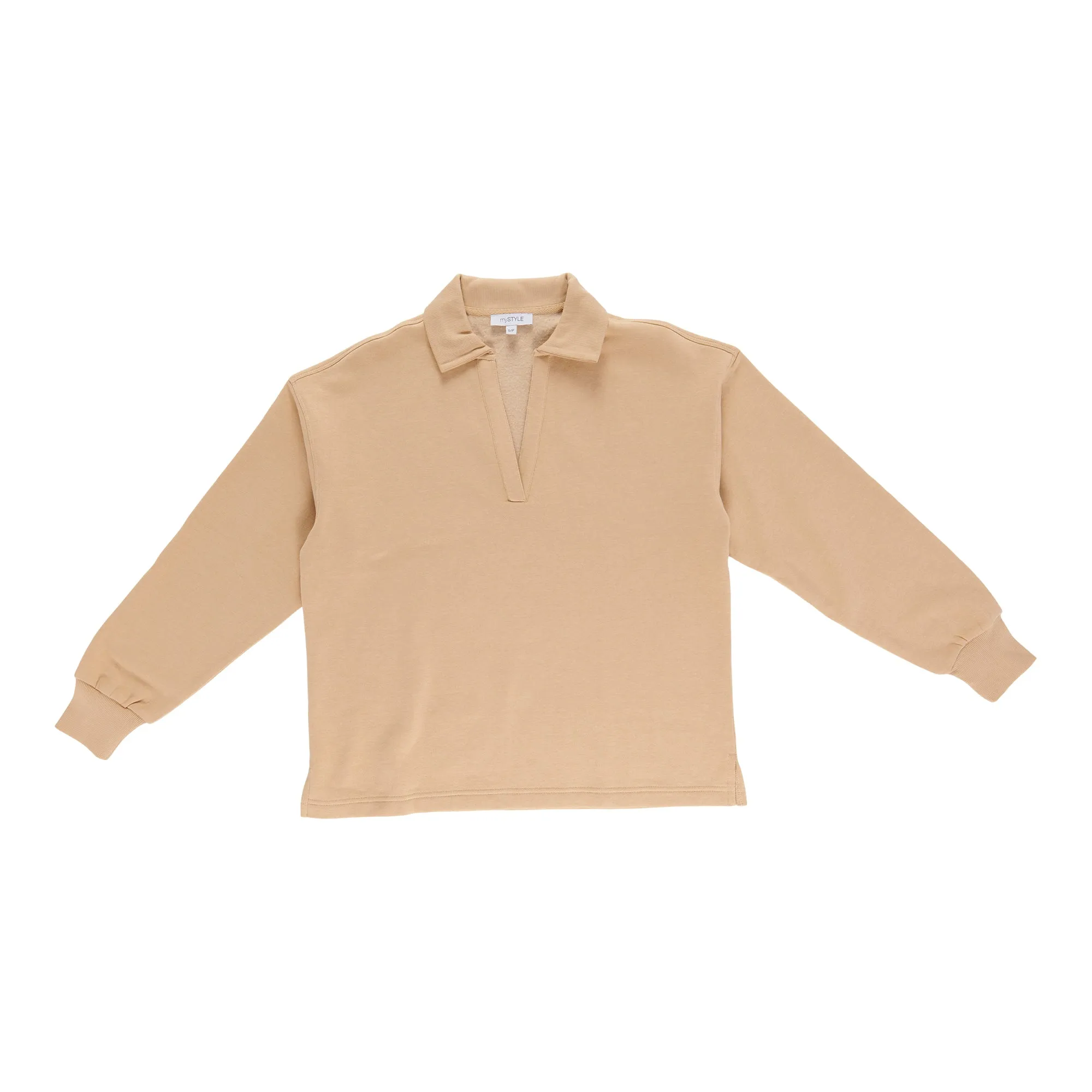 mySTYLE Women's Collared Long Sleeve Top sold by Giant Tiger