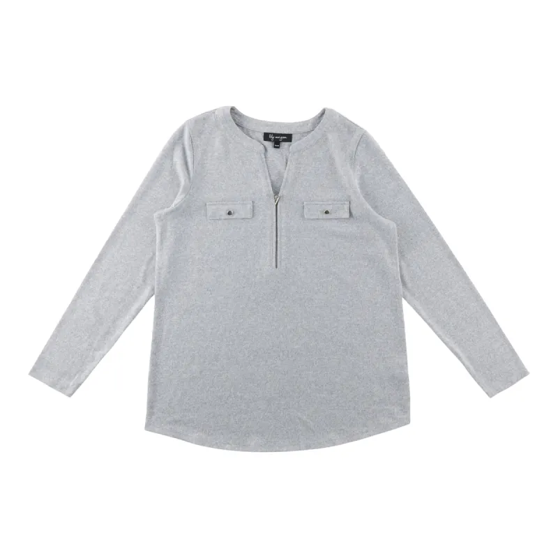 lily morgan Women's Long Sleeve Button Front Shirt sold by Giant Tiger