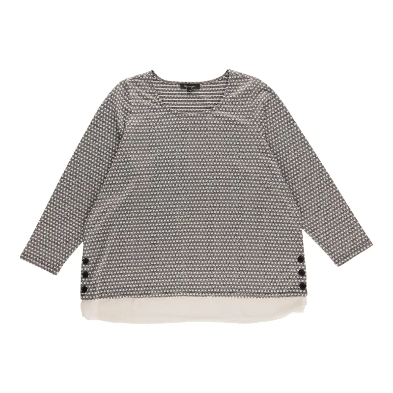 lily morgan Women's Plus Fooler Top sold by Giant Tiger