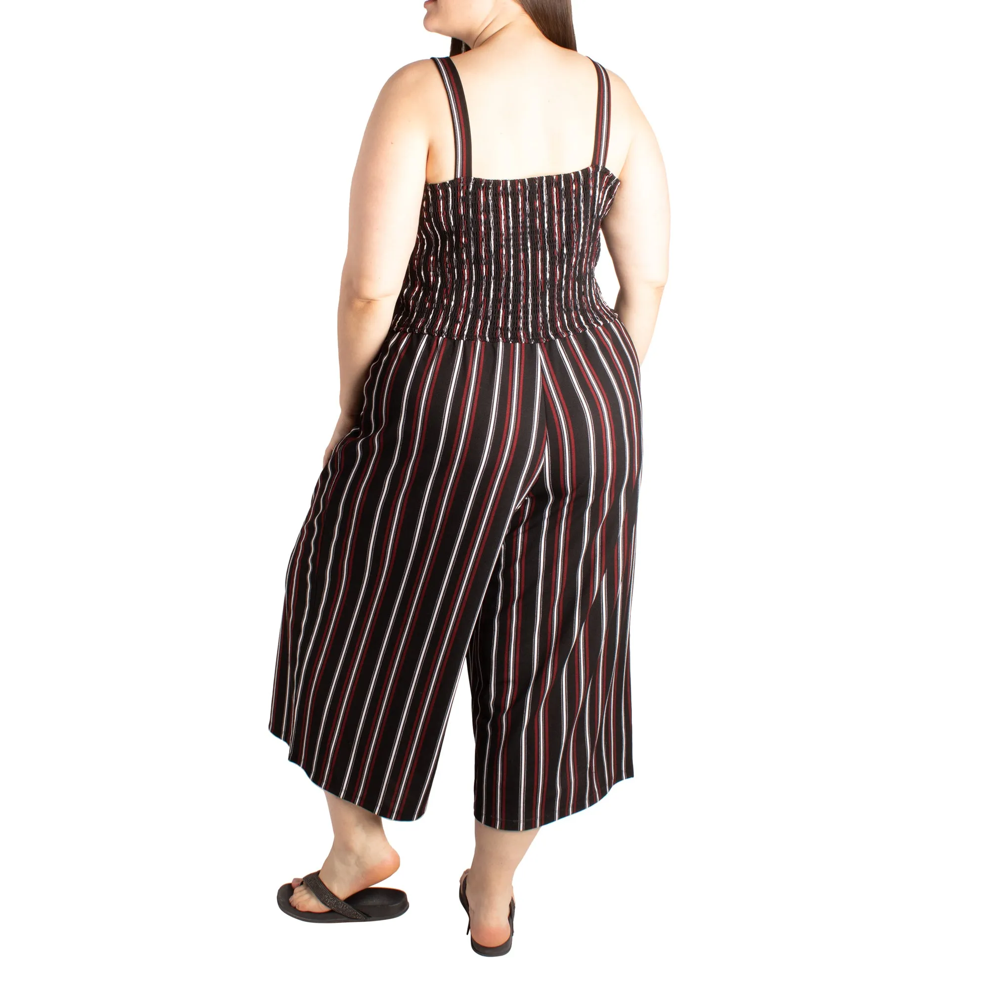 lily morgan Women's Plus Button Front Jumpsuit sold by Giant Tiger product image thumbnail 5