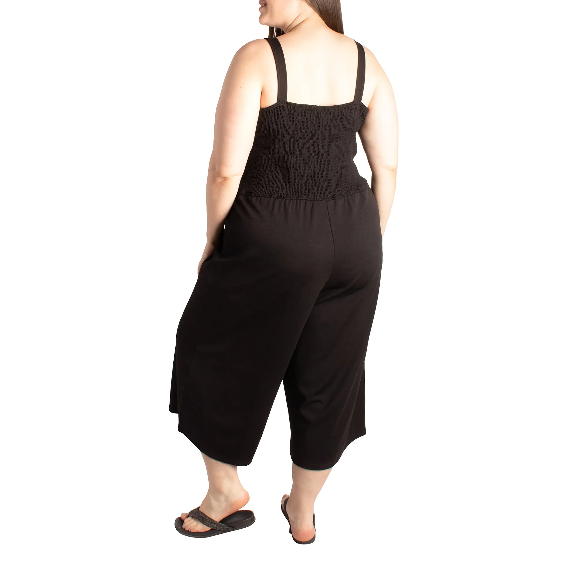 lily morgan Women's Plus Button Front Jumpsuit sold by Giant Tiger product image thumbnail 2