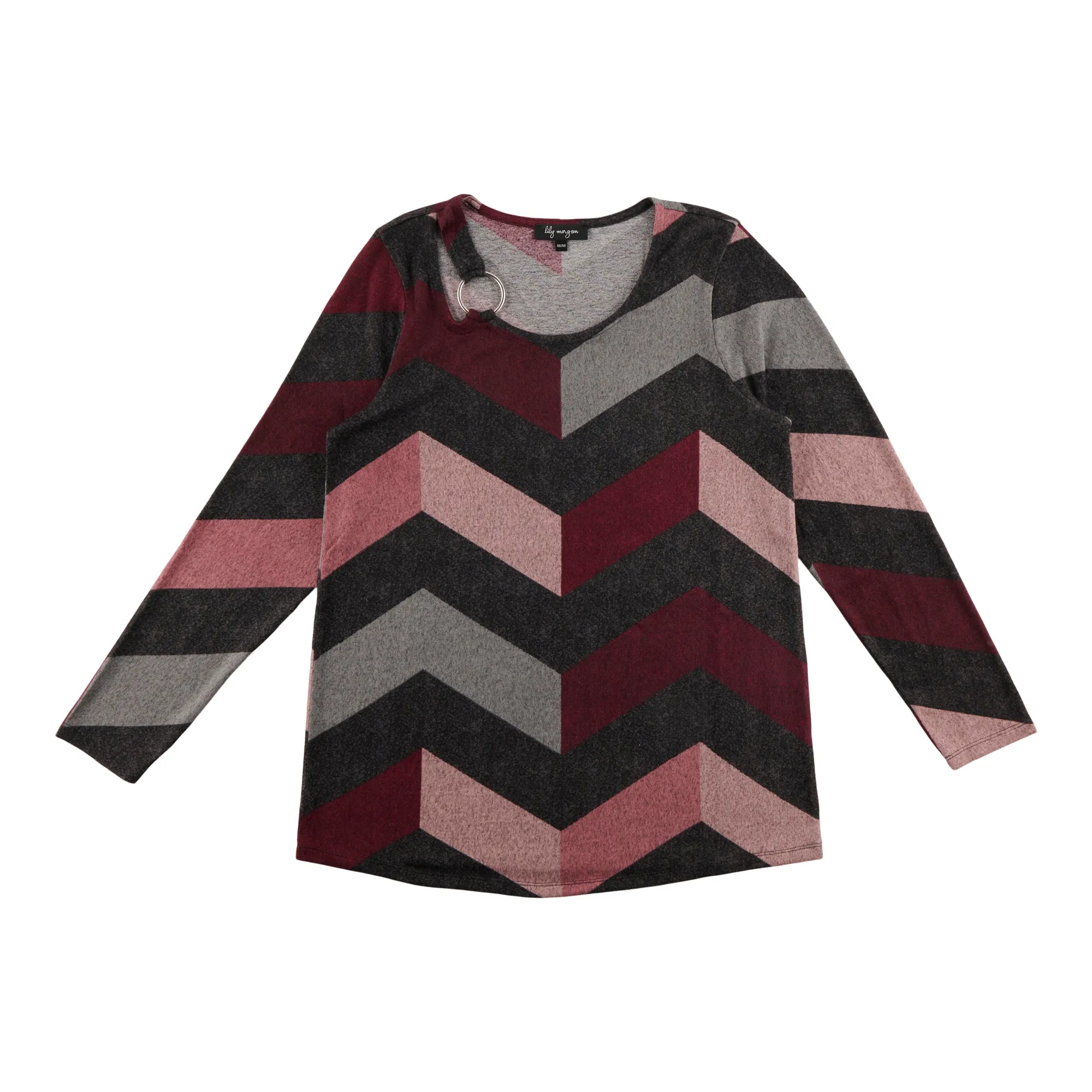 lily morgan Women's Long Sleeve Hardware Top sold by Giant Tiger product image thumbnail 2