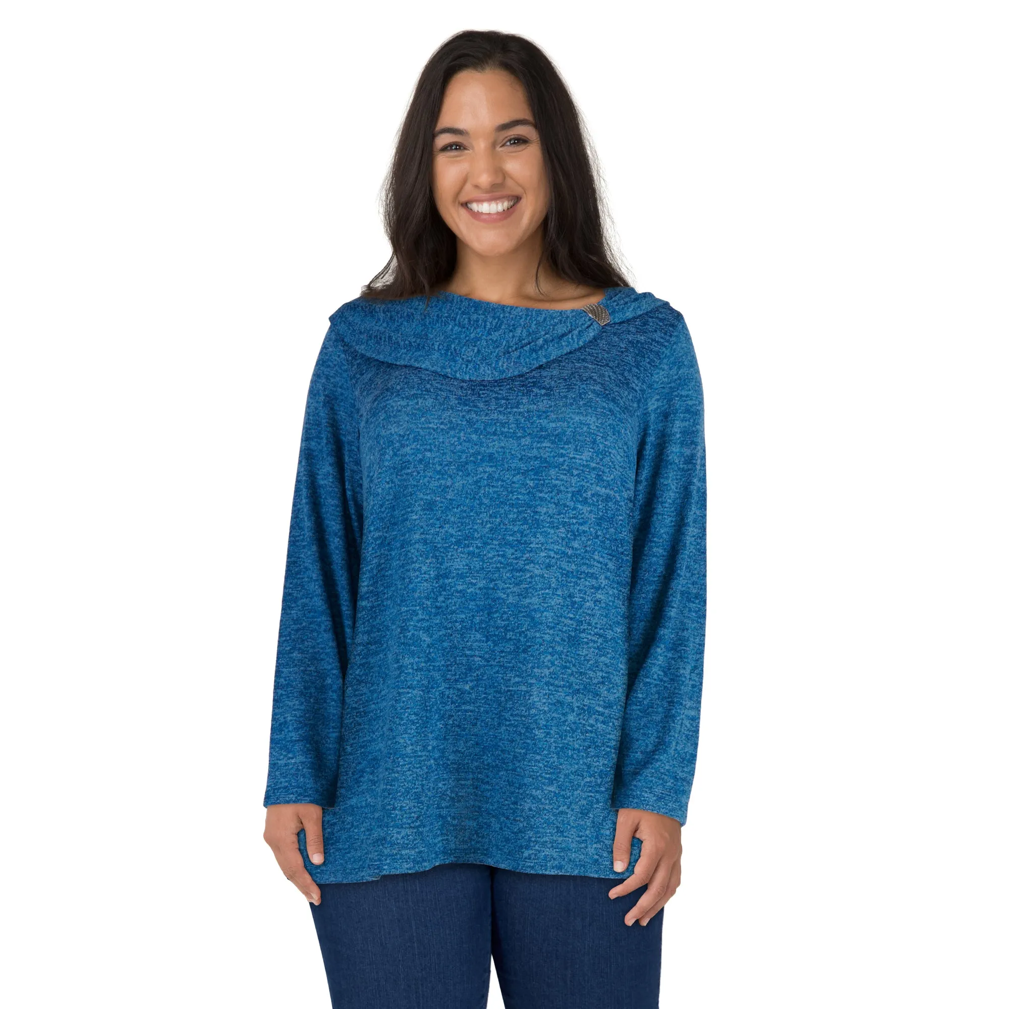 lily morgan Women's Plus Top with Broach Detail sold by Giant Tiger product image thumbnail 2