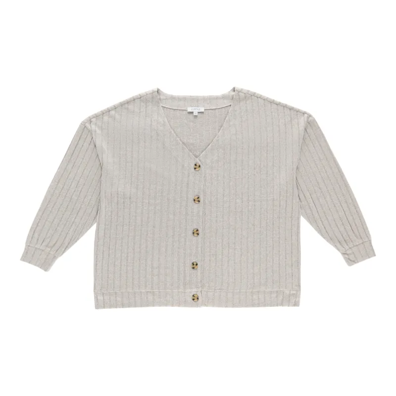mySTYLE Women's Plus Cropped Ribbed Cardigan sold by Giant Tiger