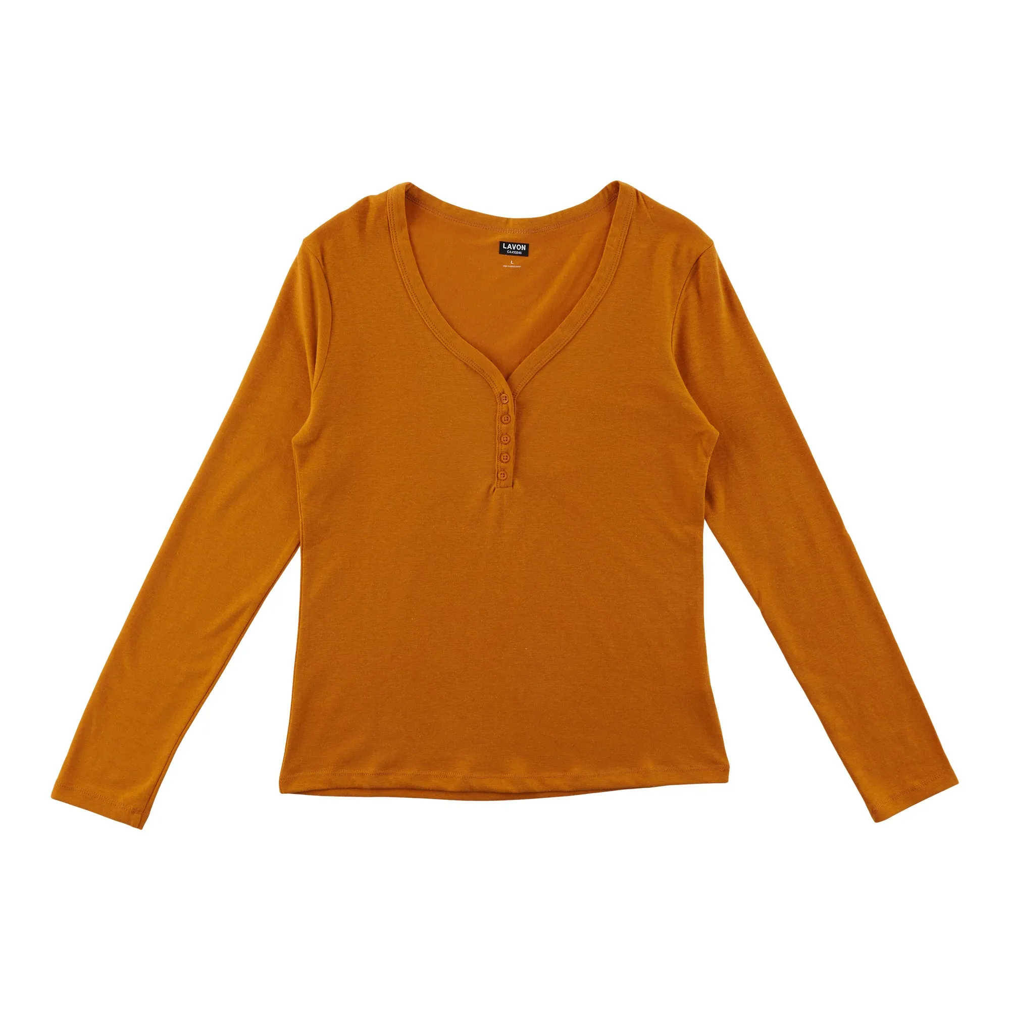 Women's Henley Long Sleeve Top sold by Giant Tiger product image thumbnail 3