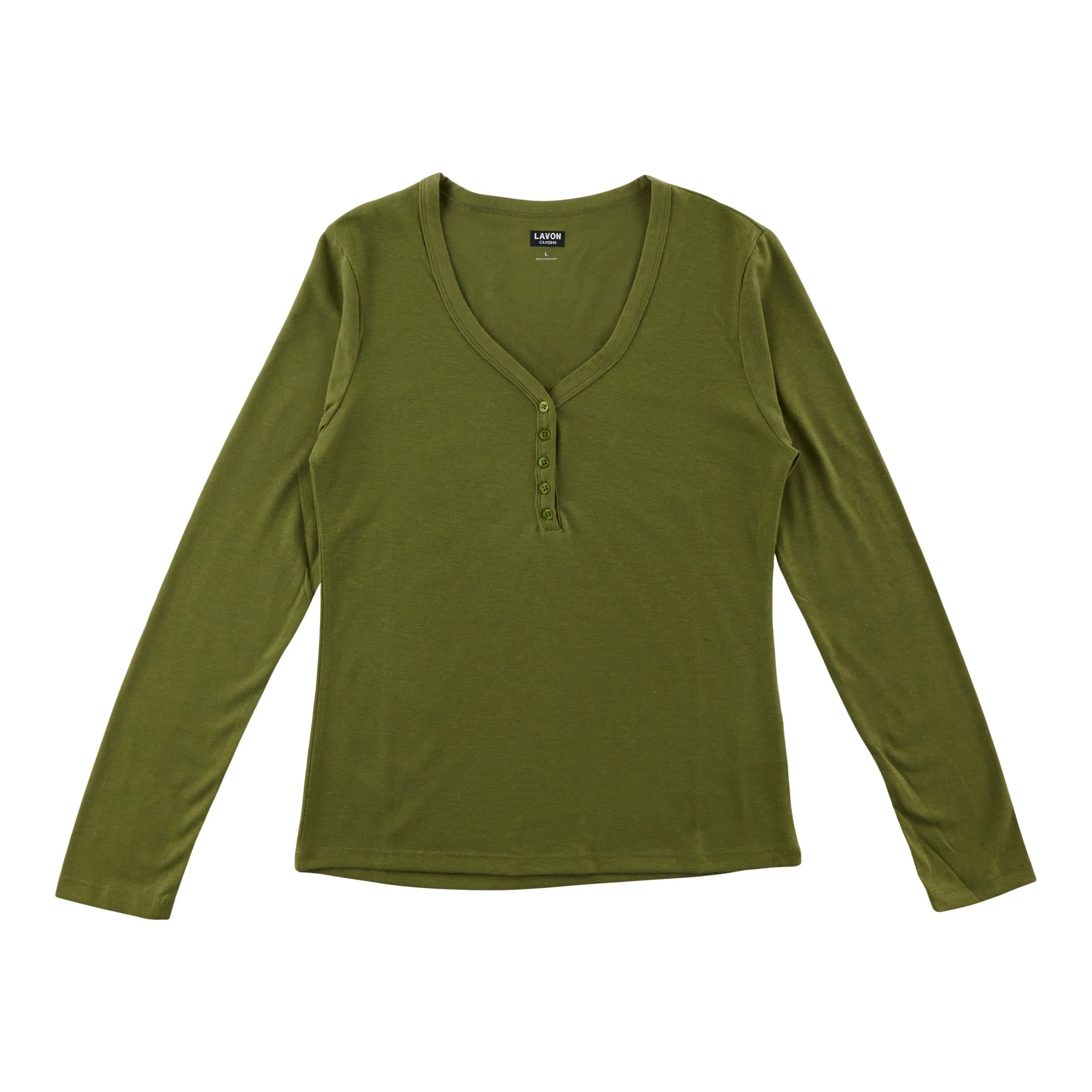 Women's Henley Long Sleeve Top sold by Giant Tiger product image thumbnail 4