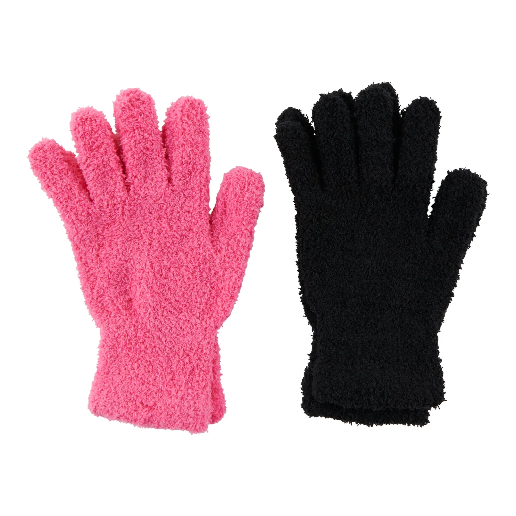 Women's Fuzzy Gloves, 2-Pack sold by Giant Tiger