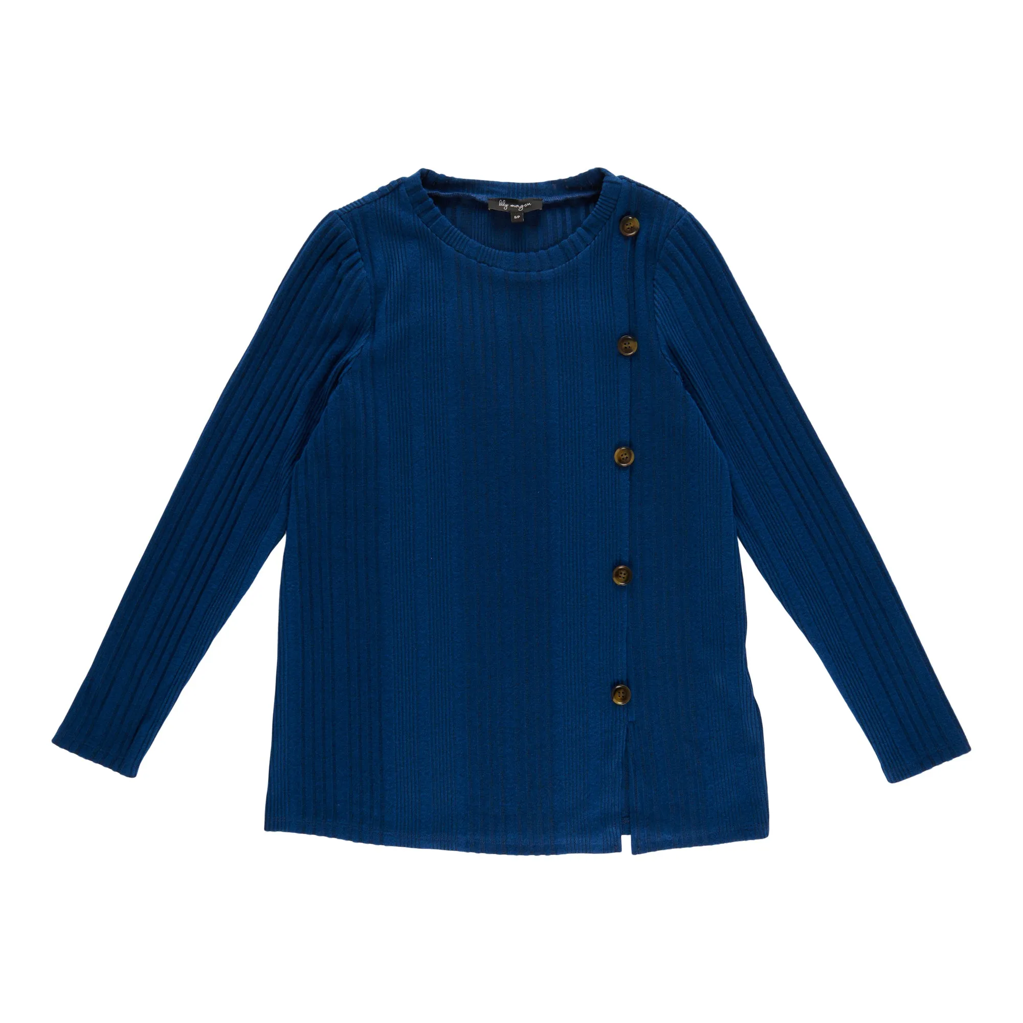 lily morgan Women's Ribbed Top with Side Buttons sold by Giant Tiger product image thumbnail 3