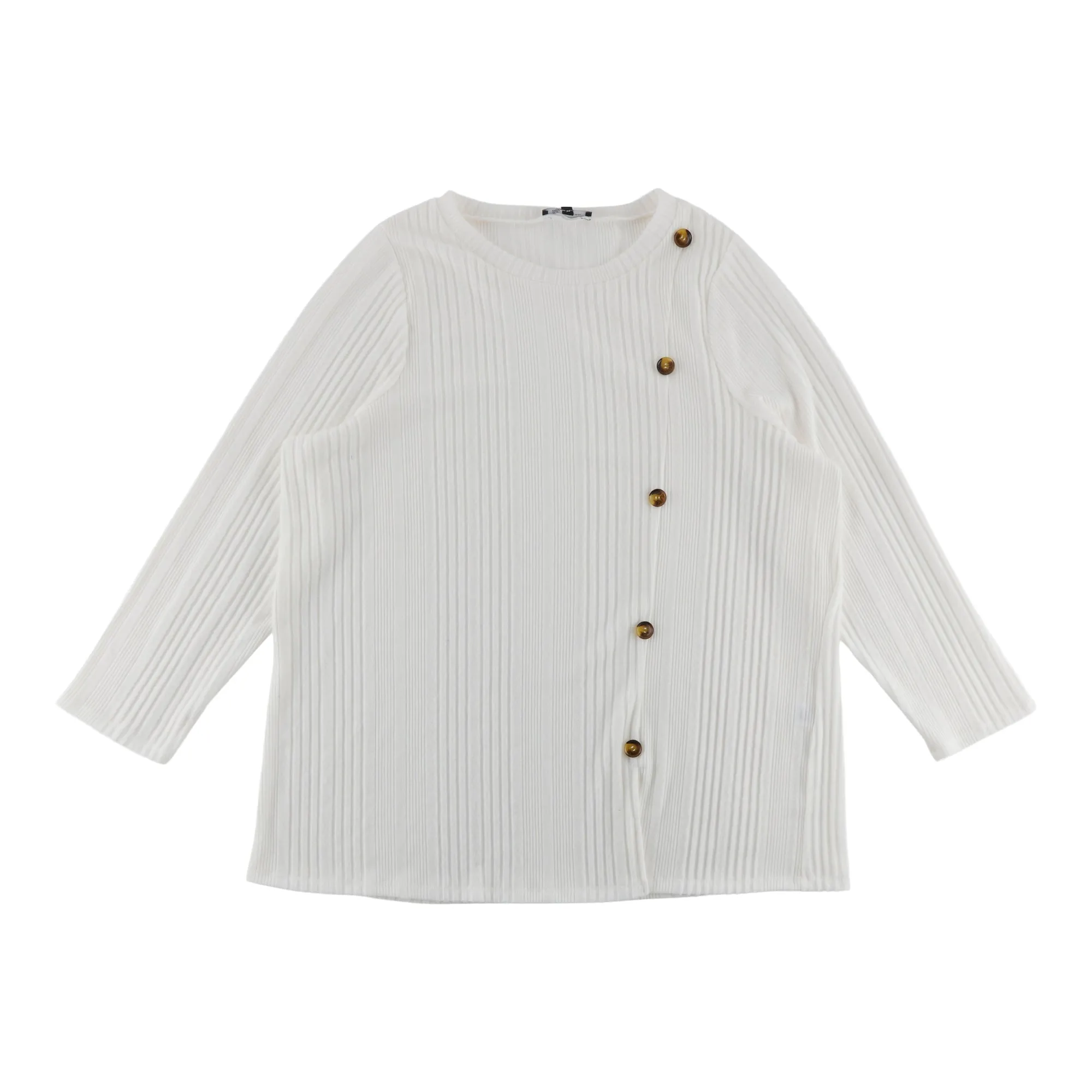 lily morgan Women's Plus Ribbed Top with Side Buttons sold by Giant Tiger product image thumbnail 2